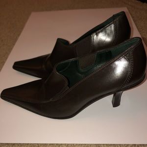 DPJ Brown Leather Heels